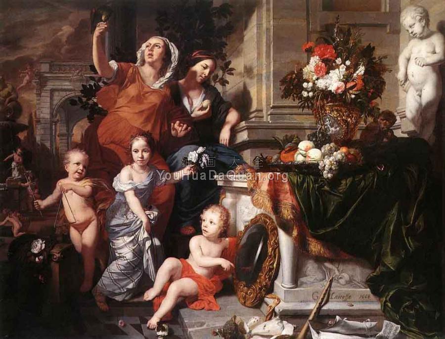 Allegory Of The Five Senses - 杰拉德·德·莱雷西